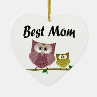 Best mam schattige Eigenaar kunst Keramisch Ornament