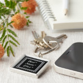 Best mam Silver Lijst Sleutelhanger (Zijkant)