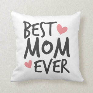 Best mama Ever Moederdag Typography Sierkussen