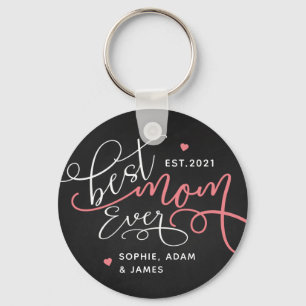 Best mamam Ever Calligraphy Script Sleutelhanger