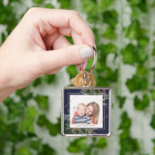 Best mammie Moederdag Floral - Aangepaste foto Sleutelhanger (Hand)