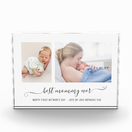 Best mammie ooit script 2 Foto's 1st Moederdag (Voorkant)