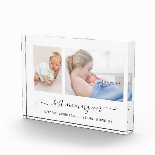 Best mammie ooit script 2 Foto's 1st Moederdag (Rechts)