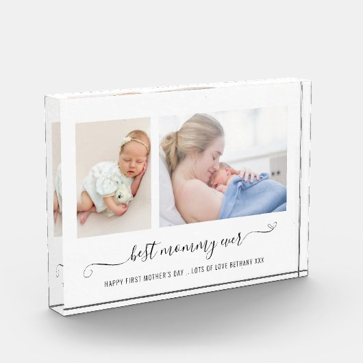 Best mammie ooit script 2 Foto's 1st Moederdag (Links)