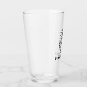 Best man aangepaste typografie bruiloft glas (Rechts)