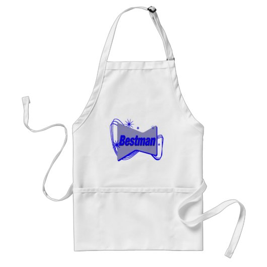 Best Man Apron Standaard Schort (Voorkant)