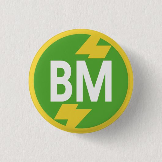 Best Man Badge Ronde Button 3,2 Cm (Voorkant)