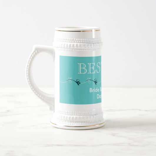  BEST MAN Beer Stein Mok (Links)
