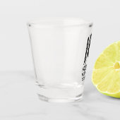 Best Man Black Stropdas Shot Glas (Links)