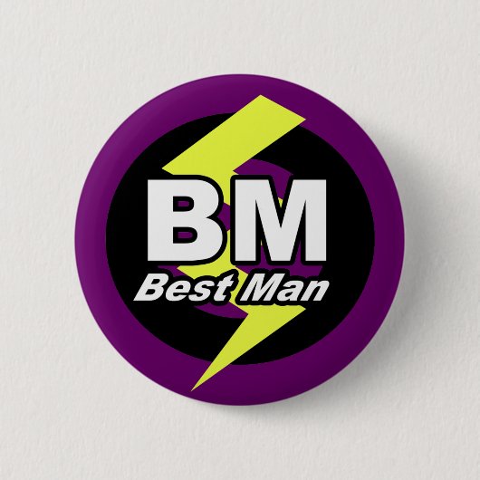 Best Man Button (Voorkant)