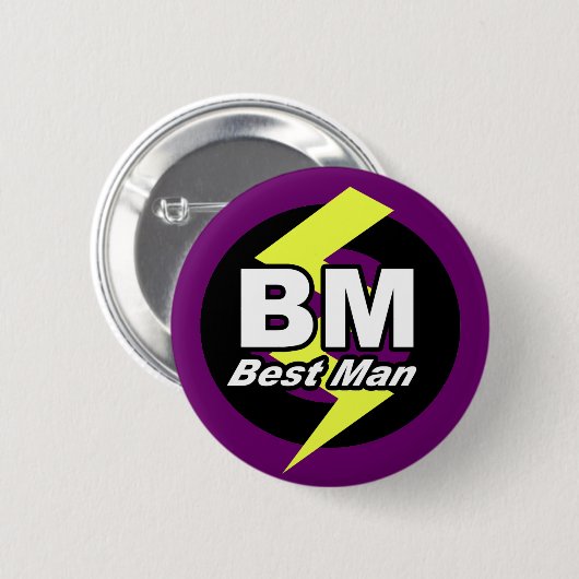 Best Man Button (Voorkant /achterkant)