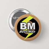 Best Man Button (Voorkant /achterkant)