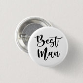 Best Man Button (Voorkant /achterkant)