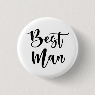 Best Man Button