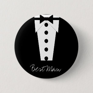 Best Man Button