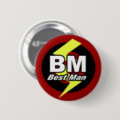 Best Man Button (Voorkant /achterkant)