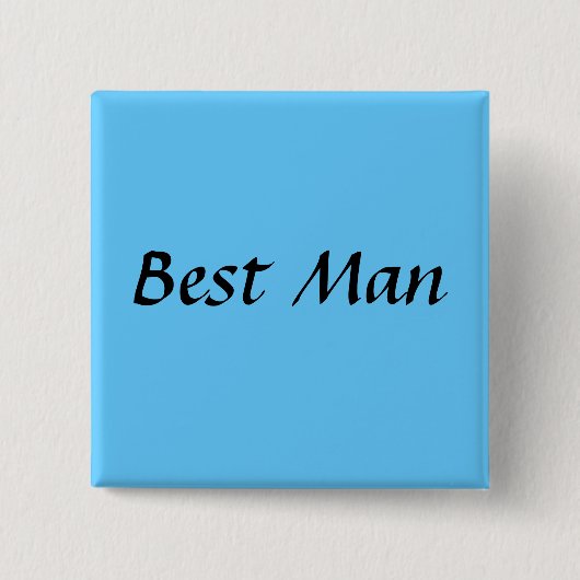 Best Man Button (Voorkant)