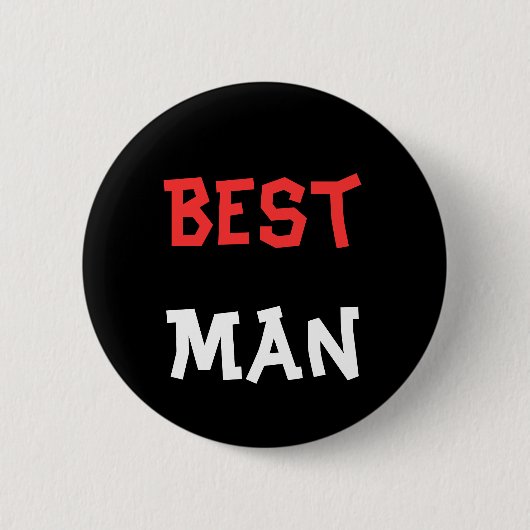 Best Man Button (Voorkant)