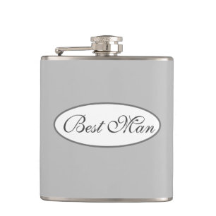 Best Man Flask Heupfles
