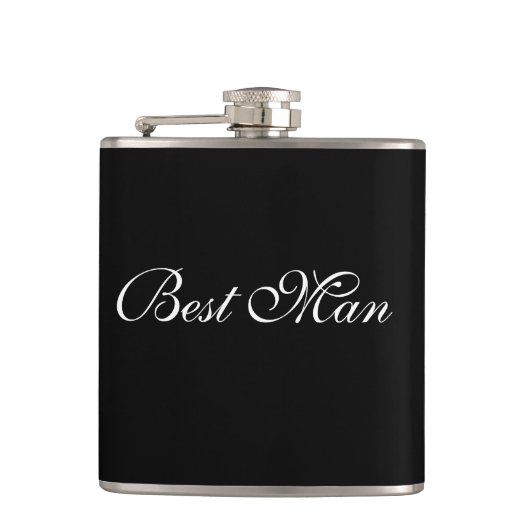 Best Man Flask Heupfles (Voorkant)