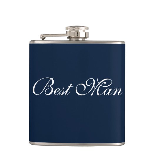 Best Man Flask Heupfles (Voorkant)