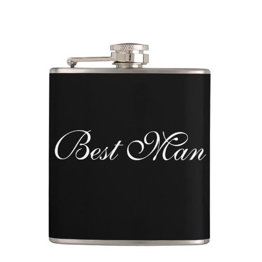 Best Man Flask Heupfles (Voorkant)