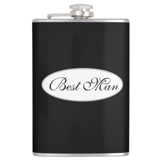 Best Man Flask Heupfles (Voorkant)