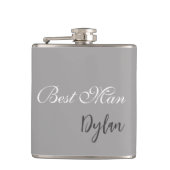 Best Man Flask Heupfles (Voorkant)