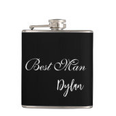 Best Man Flask Heupfles (Voorkant)