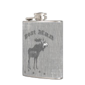 Best Man Flask Moose Heupfles (Links)