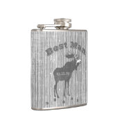Best Man Flask Moose Heupfles (Rechts)