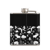Best Man Flask Moose Heupfles (Achterkant)
