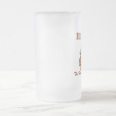 Best Man Gift 16 oz Frosted Beer Mok (Center)