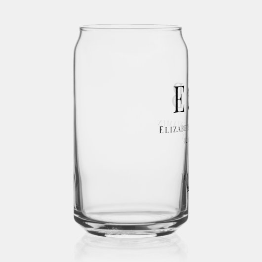 Best Man Gift Monogram Wedding Minimalist (Droite)