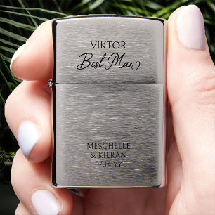 Best Man Handgeschreven Script Groomsmen Gift