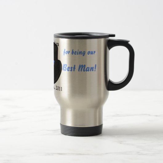 Best Man Merci Cadeau - Travel Mug Modèle (Droit)