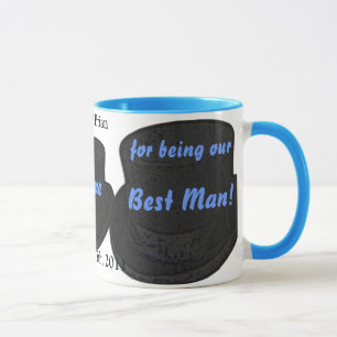 Best Man Merci Gift - Ringer Mug Modèle