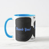 Best Man Merci Gift - Ringer Mug Modèle (Gauche)