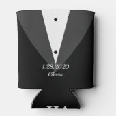 Best Man or Groomsman Invitation Koelbox Blikjeskoeler (Achterkant)