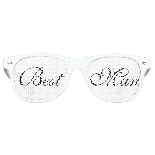 BEST MAN Party Shades Retro Zonnebril (Voorkant)