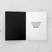Best Man Request Tuxedo Kaart (Binnen)