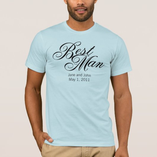 Best Man Shirt Light (Voorkant)