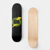 Best Man Skateboard (BM) — Zwart (Voorkant)