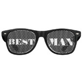 Best Man Swag Party Bril Retro Zonnebril (Voorkant)