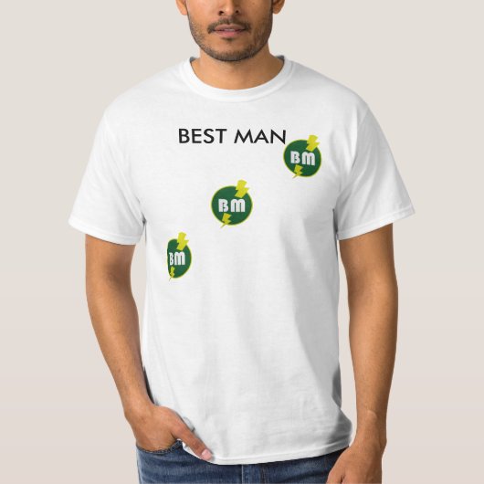 BEST MAN t-shirt (Voorkant)