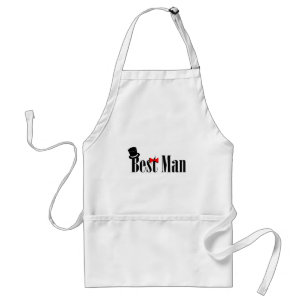 Best Man Top Hat Standaard Schort