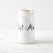 Best Man Wedding Bachelor-Party-Black Stropdas Bierpul (Center)