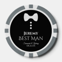 Best Man Wedding Favor Cute White Bow Stropdas Tux