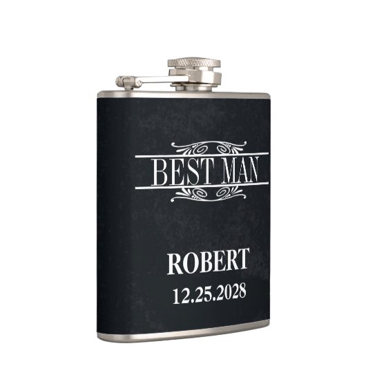 Best Man Wedding Heupfles (Rechts)