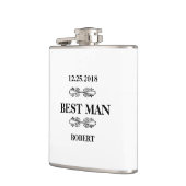 Best Man Wedding Heupfles (Links)